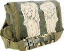 Daryl Wings Messenger Bag (Fatigue Green) (Prototype Shown) View 5