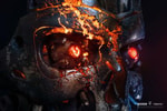 T-800 Battle Damaged Art Mask