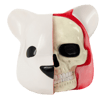 Dissected Bear Head (White)