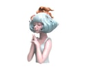 Squid Fish on Hair (Blue)- Prototype Shown