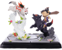 Chibiterasu vs Dark Chibiterasu & Possesed Kuni (Prototype Shown) View 21