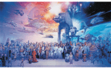 Star Wars Saga Wallpaper Mural