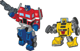 Optimus Prime x Bumblebee Retro Pin Set