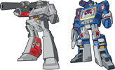 Megatron x Soundwave Retro Pin Set View 4
