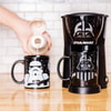 Darth Vader and Stormtrooper Single Cup Coffee Maker with Two Mugs