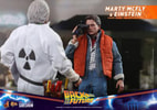 Marty McFly and Einstein