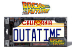 Back to the Future OUTATIME License Plate View 3