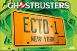 Ghostbusters ECTO-1 License Plate