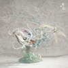 Red Candle and Mermaid (Turquoise Coral)
