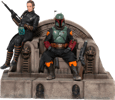 Boba Fett & Fennec Shand on Throne Deluxe