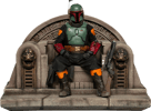 Boba Fett on Throne Deluxe