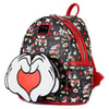 Mickey and Minnie Heart Hands Mini Backpack- Prototype Shown