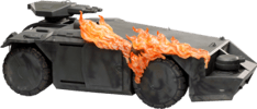 Burning Armored Personnel Carrier (Prototype Shown) View 16