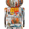 Be@rbrick Andy Warhol x JEAN-MICHEL BASQUIAT #4 1000% Figure