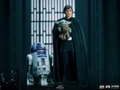 Luke Skywalker, R2-D2 and Grogu