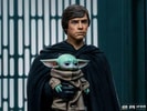 Luke Skywalker, R2-D2 and Grogu