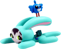 Bunny Kitty (Blue Teal)