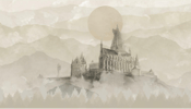 Harry Potter Hogwarts Castle Wallpaper Mural- Prototype Shown