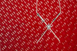 Kylo Ren & Rey Crossed Lightsaber Necklace