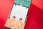 Crystal Poke Ball Dangle Earrings- Prototype Shown