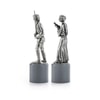 Luke & Leia King & Queen Chess Piece Pair- Prototype Shown