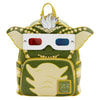 Stripe Cosplay Mini Backpack with Removable 3D Glasses View 1