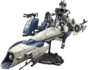 Heavy Weapons Clone Trooper and BARC Speeder with Sidecar