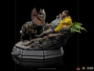 Dennis Nedry meets the Dilophosaurus