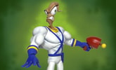 Earthworm Jim & Snott (Prototype Shown) View 1