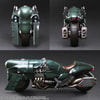 Shinra Elite Security Officer and Motorcycle Set