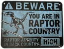 Metal Warning Signs