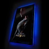 Black Adam (2022) - LED Dwayne Johnson Portrait Mini-Poster #2- Prototype Shown