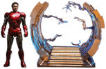 Iron Man Mark VI (2.0) with Suit-Up Gantry