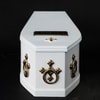 White Dracula Coffin