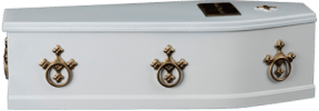 White Dracula Coffin