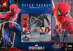 Multiple portraits of Peter Parker (Advanced Suit 2.0) showcasing the accessories included in the box. (Prototype Shown) View 17