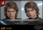 Close-up of two slightly angled face portraits of Anakin Skywalker™ (Artisan Edition) to showcase separate rolling eyeballs. (Prototype Shown) View 18