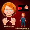 Ultimate Chucky Good Guy "Tommy" Head and Hand Set (Prototype Shown) View 2