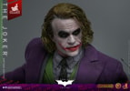 Upper bust shot of The Joker (Artisan Edition) with his head at an angle and eyes looking forward, right arm bent and pulled backwards, left shoulder forward. Collector Edition (Prototype Shown) View 19