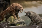 Smilodon & Dire Wolf Twin Pack Set (Prototype Shown) View 6