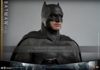Half-body shot of Batman (2.0) in full suit, showcasing the seamless cowled head with separate rolling eyeballs. (Prototype Shown) View 18