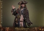 Knee high shot of Jack Sparrow (Collector Edition) with his hat on, slightly leaning backward, and making one of his iconic hand gestures with his right hand. Collector Edition (Prototype Shown) View 11