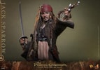 Half body shot of Jack Sparrow (Collector Edition) pointing a gun with his left hand and holding a sword in his right hand. Collector Edition (Prototype Shown) View 13