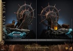 Two portraits showcasing the front and back of the detailed diorama base, designed to replicate a segment of the Black Pearl and a treasure chest. (Prototype Shown) View 3
