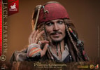Face portrait of Jack Sparrow looking to his right and smirking, wearing a red bandana and making an 'OK' gesture with his right hand. (Prototype Shown) View 17