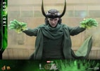 Half-body shot of God Loki with translucent green effects on his hands, held out in front of him. Collector Edition (Prototype Shown) View 14