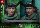 Two face portraits of God Loki showcasing separate rolling eyeballs. (Prototype Shown) View 19
