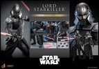 Multiple portraits of Lord Starkiller™ showcasing his full figure, along with images of accessories and parts included in the box. Collector Edition (Prototype Shown) View 18
