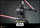 Full-body shot of Lord Starkiller™, wielding two backward-held lightsabers at his sides, showcasing his menacing masked face. Exclusive Edition (Prototype Shown) View 4