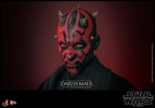 Face portrait of Darth Maul (Special Edition) showcasing his serious expression and red and black facial markings. (Prototype Shown) View 14